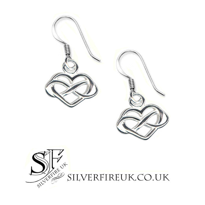 Heart Infinity Earrings