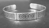 mens Celtic cuff bangle,  celtic cuff bracelet silver