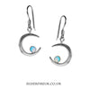 opal moon earrings