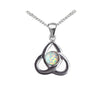 Celtic Necklace pinfire opal 