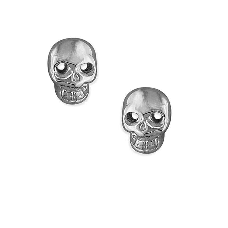 Small Skull Earrings, Tiny Skull Studs, skull jewellery