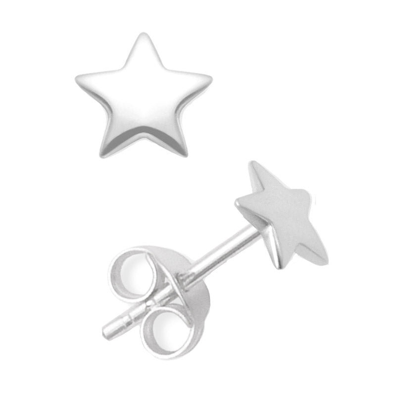 small star stud earrings 