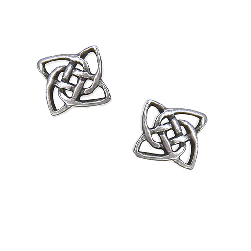 square Celtic earrings 