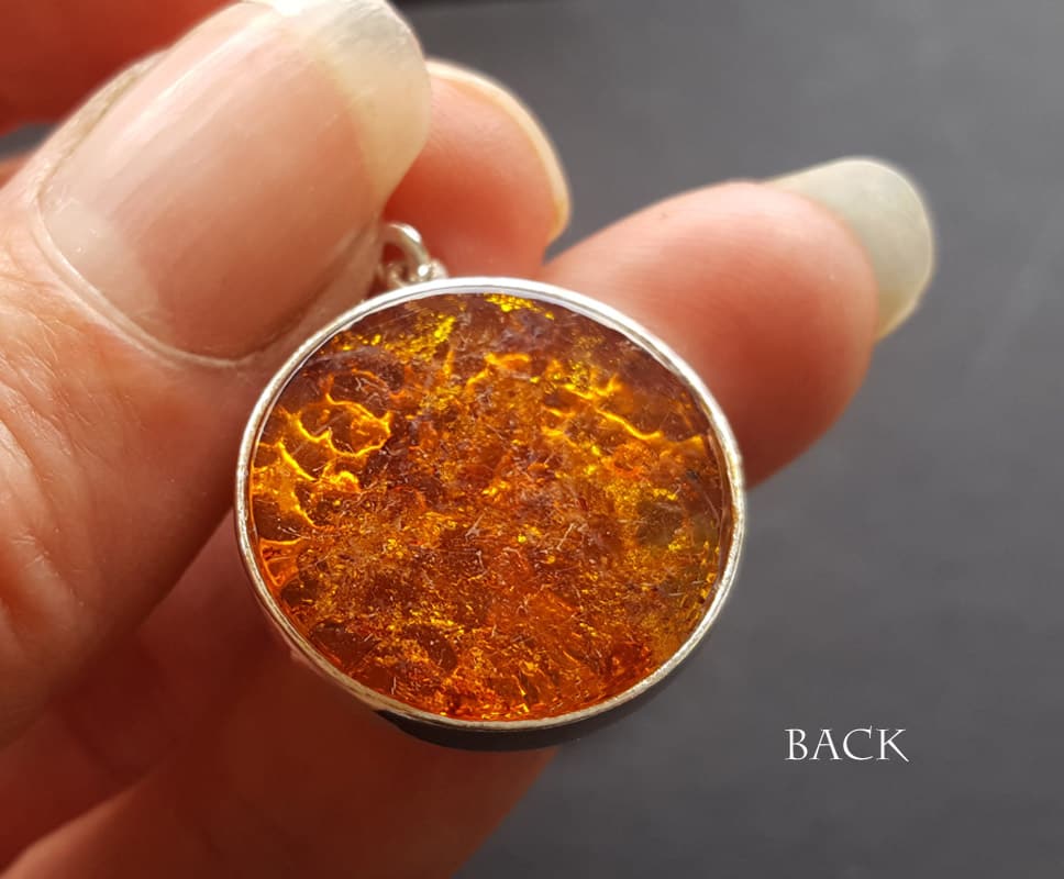 Tree Of Life Necklace With Amber