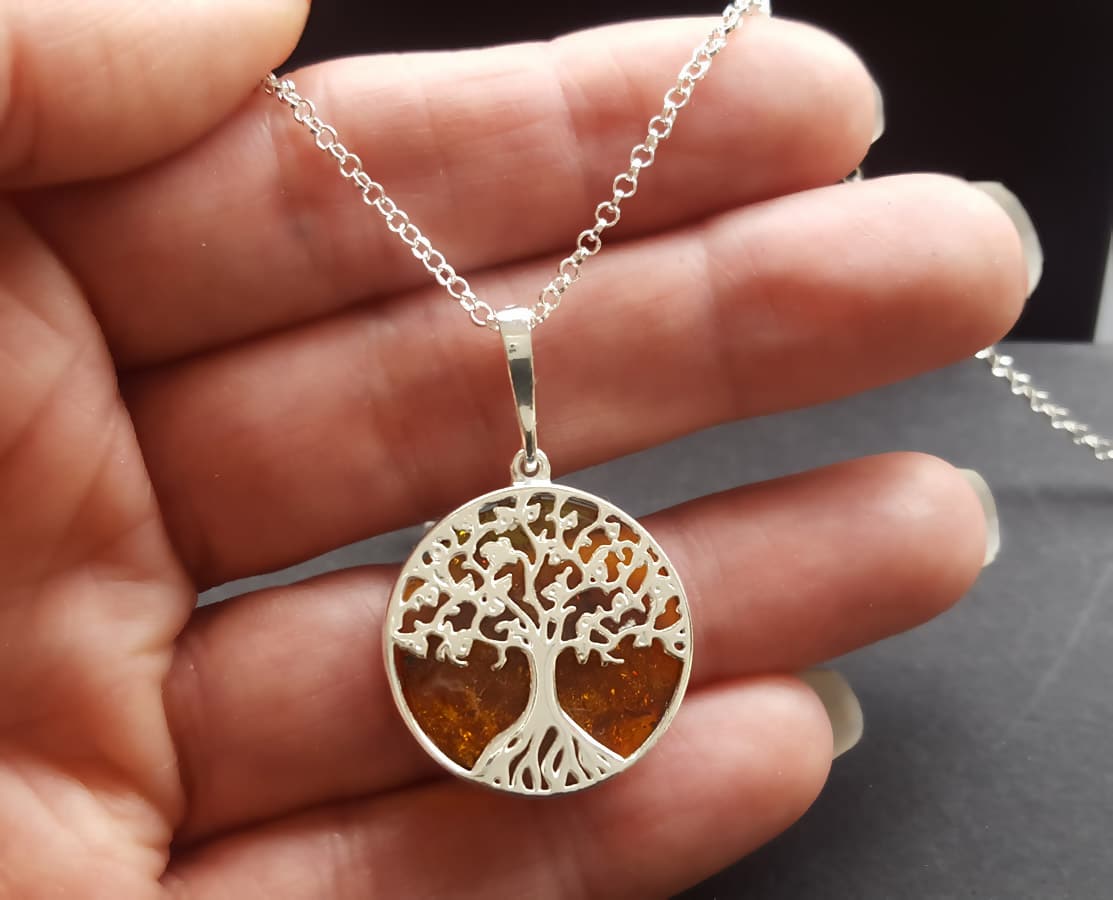 GIVA Rose Gold Tree Of Life Necklace for girls With Swarovski Crystal Cubic  Zirconia Rhodium Plated Silver Necklace with rose gold pendant Cubic  Zirconia Rhodium Plated Silver Necklace Price in India -