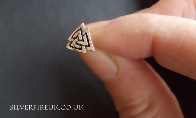 Viking Earrings, Valknut 