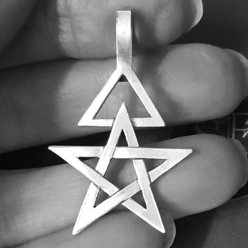 Witch necklace 3rd degree witchy symbol | SilverfireUK Witchcraft Jewellery